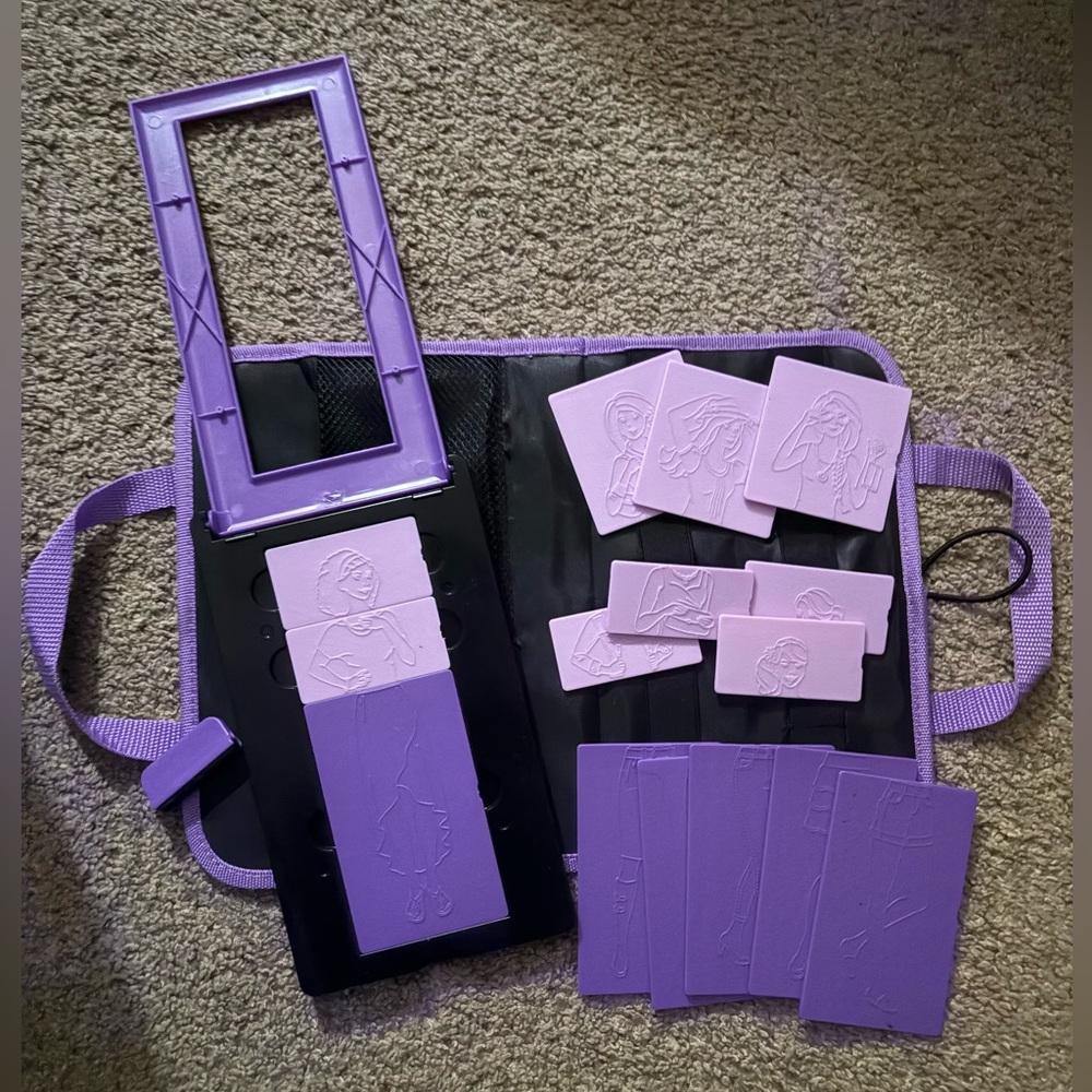 Purple Fashion Design Tracing Kit for Kids